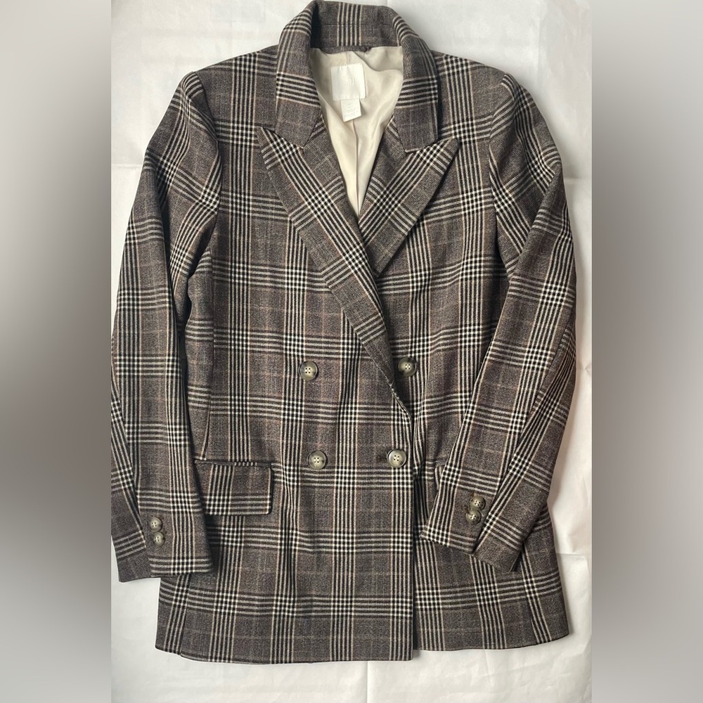 H&M Long Sleeve Multicolor Blazer